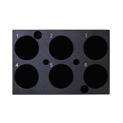 6 Well Block for Digital Dry Block Mini Incubator