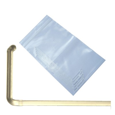 L Shaped Clear Sterile Disposable Plastic Spreaders (5 Per Bag)