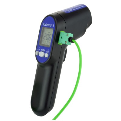 Raytemp 8 Infrared Thermometer with Type K Thermocouple Socket