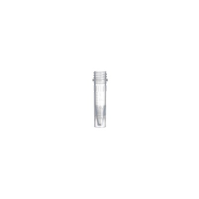 Screw cap tube with white cap, 1.5ml, skirted, sterile