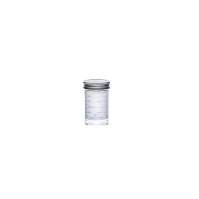 100ml Container - metal cap, printed label