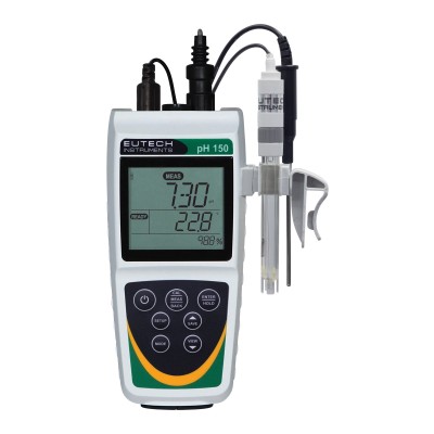 pH 150 Meter Kit with double-junction pH electrode and ATC probe