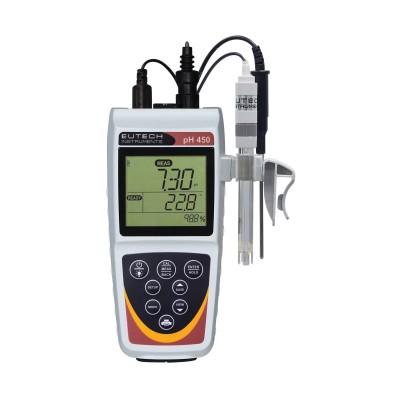 pH 450 Meter Kit with double-junction pH electrode and ATC probe