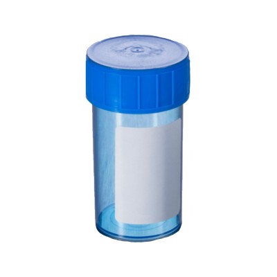 Gosselin™ Straight Container, 60 ml, Blue PP