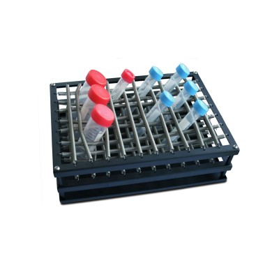 Platform with spring holders for up to 88 tubes up to 30mm