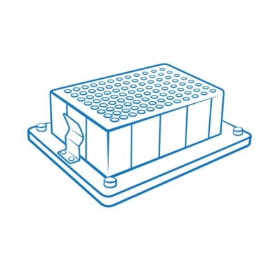 Block for one deep-well plate for Axygen™ 96/2000ul