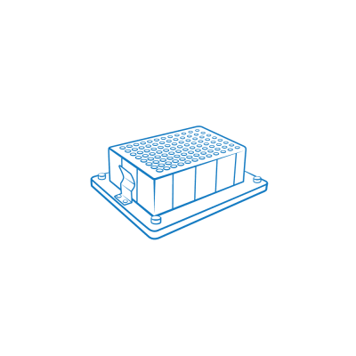 Block for one deep-well plate for Axygen® 96/600?