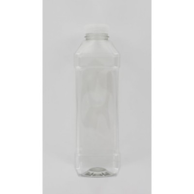 1000ml Clear PET (Polyethylene) Bottle with Natural HDPE Cap