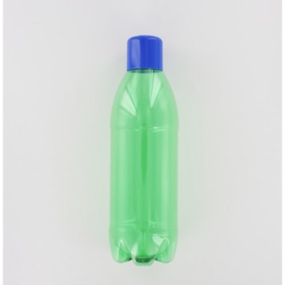 1000ml Green PET (Polyethylene) Bottle with Blue PP Cap Dosed