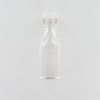 500ml Clear PET (Polyethylene) Bottle with White HDPE Cap