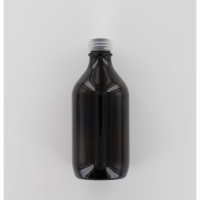 500ml Amber Glass (Type 3 - Soda Lime) Bottle with Natural PP