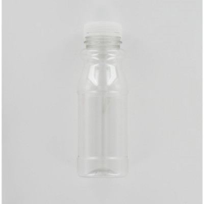 250ml Clear PET (Polyethylene) Bottle with Natural HDPE Cap