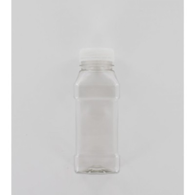 250ml Clear PET (Polyethylene) Bottle with Natural HDPE Cap -