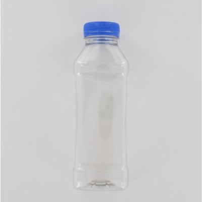 500ml Clear PET (Polyethylene) Bottle with Blue HDPE Cap