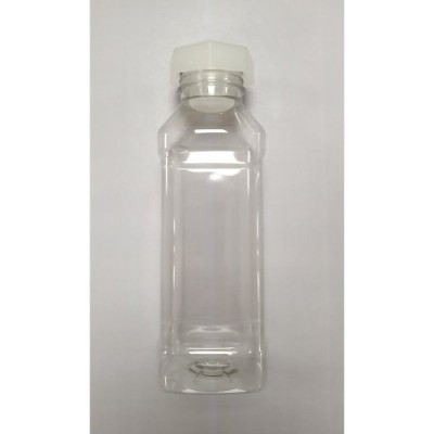 500ml Clear PET (Polyethylene) Bottle with Natural PP Cap