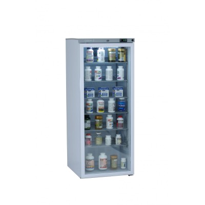 300L Large glass door refrigerator