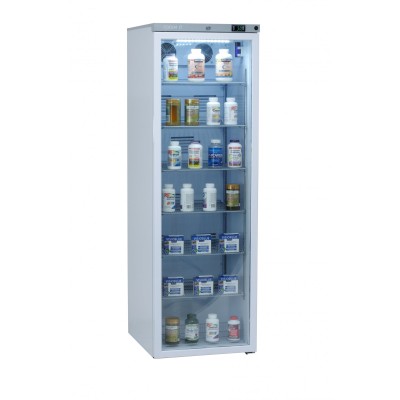 400L Large glass door refrigerator