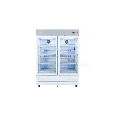 500L Large glass door refrigerator